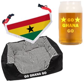 Go Ghana Go  Pet Pack with Beer Glass