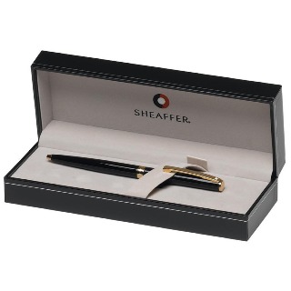 Sheaffer Sagaris Black & Gold RB Pen with Custom Engraving buy at ThingsEngraved Canada