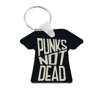 Custom Punk's Not Dead Keyring