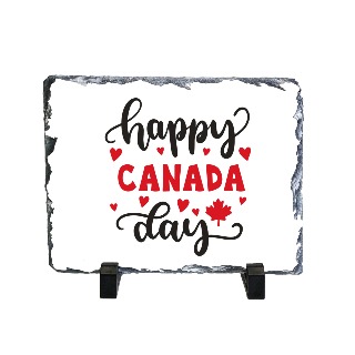 Happy Canada Day Slate Decor buy at ThingsEngraved Canada