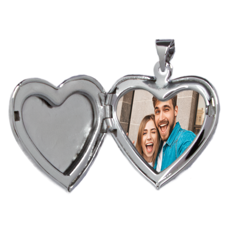 Antique Stainless Steel Heart Locket