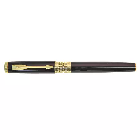 Black and Gold Greek Ball Pen