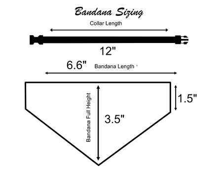 Custom Pet Bandana Small Size - Anchors Print