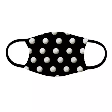 Golf Face Mask for Adults Golf Balls Pattern