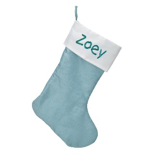 Personalized Christmas Stockings - Ice Blue