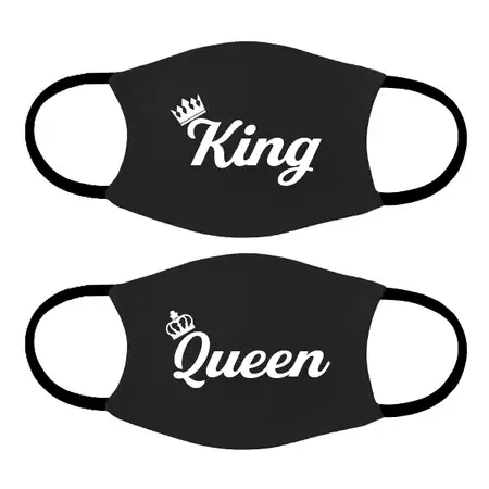Set of Masks for Couple King and Queen buy at ThingsEngraved Canada