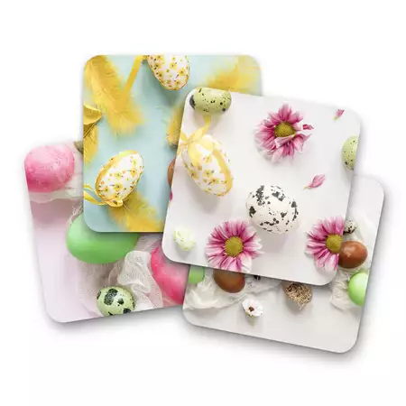 Set of 4 Easter Coasters buy at ThingsEngraved Canada