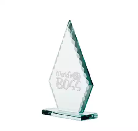 Boss Day Glass Award buy at ThingsEngraved Canada