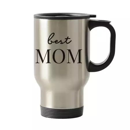 Best Mom Custom Travel Mug Stainless Steel 14oz
