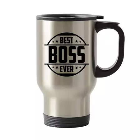 Best Boss Ever 14oz Travel Mug
