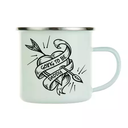 Enamel Mug Baby Announcement Going to be Daddy buy at ThingsEngraved Canada