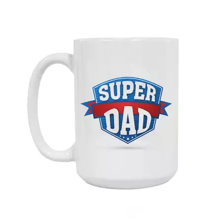 Ceramic Mug Super Dad buy at ThingsEngraved Canada