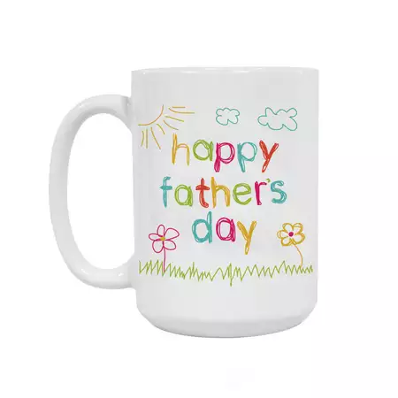 Happy Father's Day from kids Ceramic Mug buy at ThingsEngraved Canada
