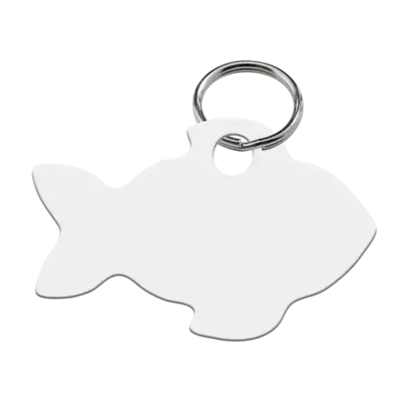 Custom Pet Tag - Fish shaped buy at ThingsEngraved Canada