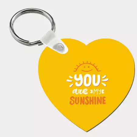 You're My Sunshine keychain with Custom Photo
