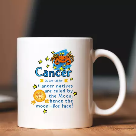 Zodiac Cancer with Custom Message