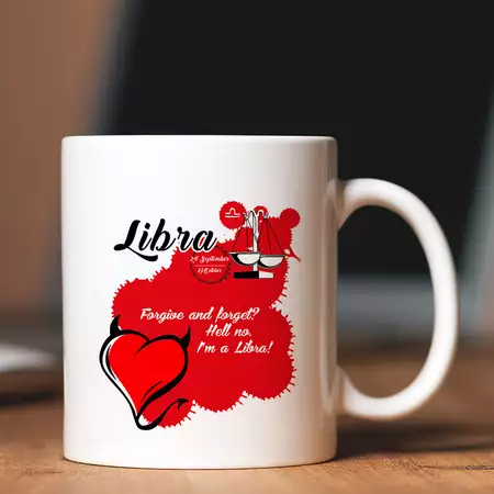 Libra Mug with Custom Message 1 buy at ThingsEngraved Canada