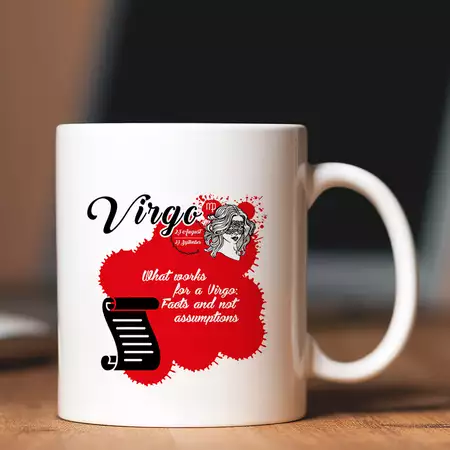 Virgo Mug with Custom Message buy at ThingsEngraved Canada