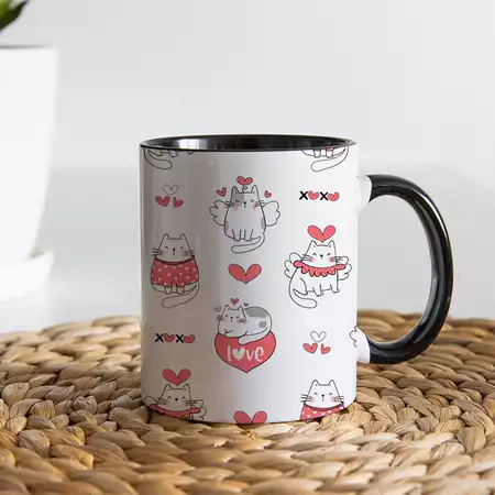 Cat Love Ceramic Mug