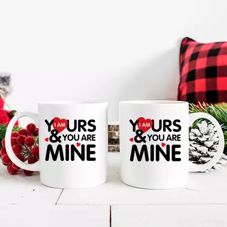 You're Mine and I'm Yours Mug Set (2) buy at ThingsEngraved Canada