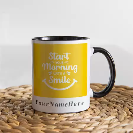Custom Smiley Mug buy at ThingsEngraved Canada