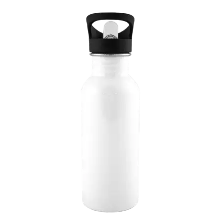 Custom Engraved 600ml Water Bottle - White buy at ThingsEngraved Canada