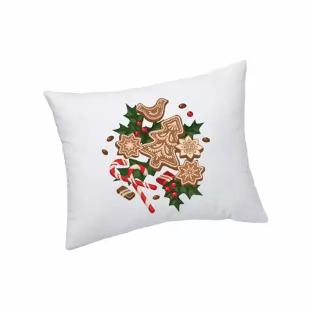 Custom Christmas Cushion Cover 18" x 18" Bloomex VIP buy at ThingsEngraved Canada