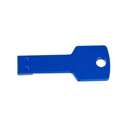 Custom Engraved Blue USB Flash Drive - 16GB