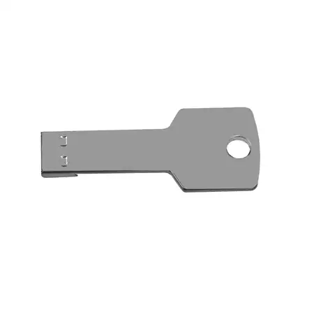 Custom Engraved Silver USB Flash Drive - 16GB