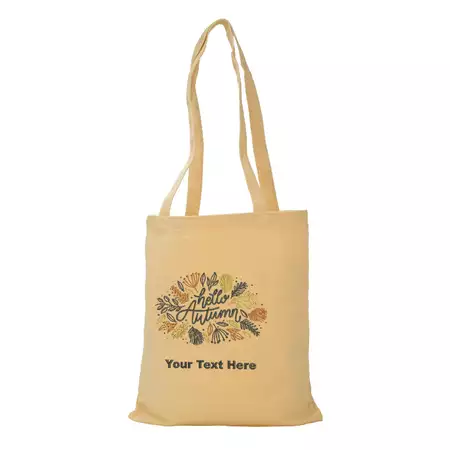 Fall Embroidered Personalized Tote Bag