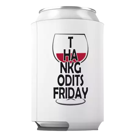 Thank God It's Friday Can Cooler buy at ThingsEngraved Canada
