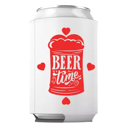Beer Time Can Cooler buy at ThingsEngraved Canada