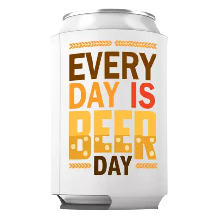 Every Day is Beer Day Can Cooler