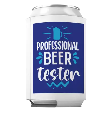Professional Beer Tester Sublimation Can Cooler