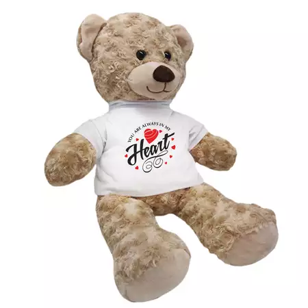 You're Always in My Heart Teddy Bear with Custom Name