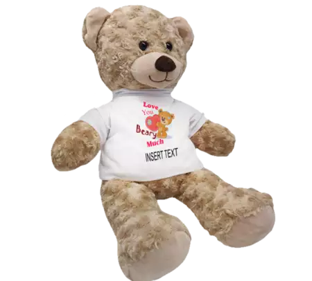 Love you Beary Much II Teddy Bear with Custom Name buy at ThingsEngraved Canada