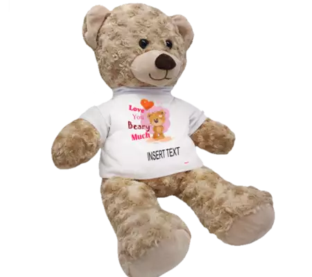 Love you Beary Much III Teddy Bear with Custom Name buy at ThingsEngraved Canada