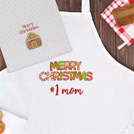 Gingerbread Apron and Towel