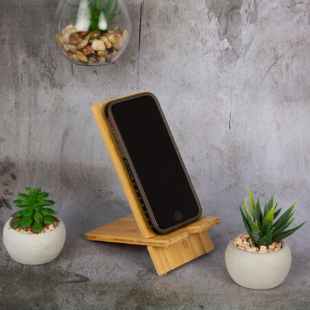Bamboo Phone Holder