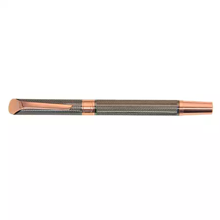 Black and Rose Gold Rollerball Pen