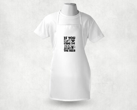 If You Can't Stand The Heat White Adult Apron