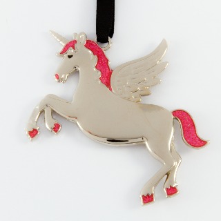 Custom Engraved Christmas Ornament - Unicorn buy at ThingsEngraved Canada
