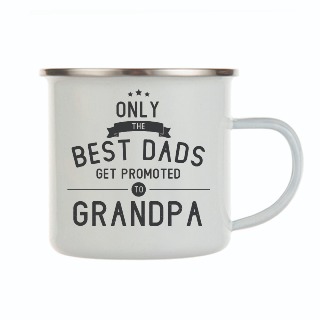 Grandpa Baby Announcement Enamel Mug