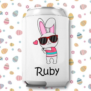 Cool Bunny Easter Can Cooler 4