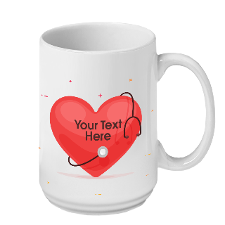 Heart Stethoscope Mug buy at ThingsEngraved Canada