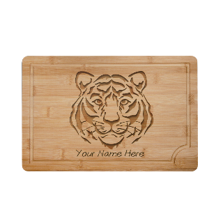 Custom Engraved Cutting Board (small) - Year of Tiger buy at ThingsEngraved Canada