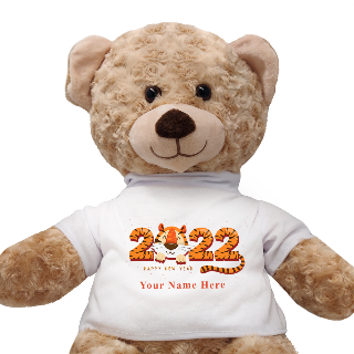 Custom Happy New Chinese Year Teddy Bear buy at ThingsEngraved Canada