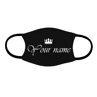 Adult Face Mask with Custom Name buy at ThingsEngraved Canada