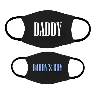 Set of Custom Masks for Dad and Son buy at ThingsEngraved Canada