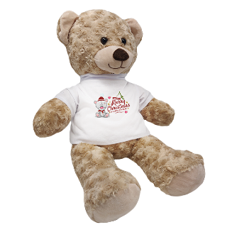 Personalized Christmas Teddy Bear buy at ThingsEngraved Canada